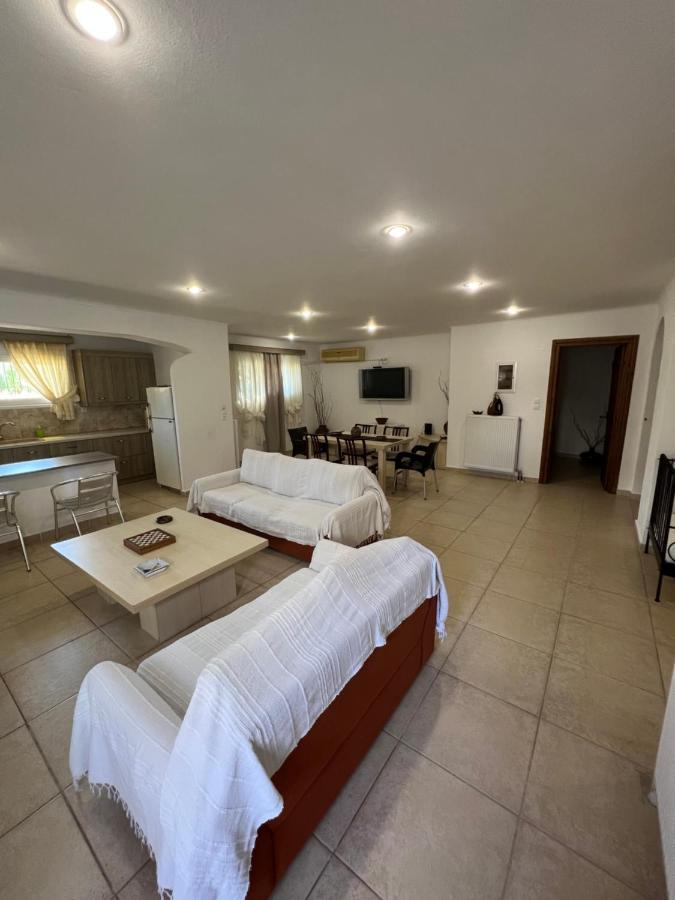 Apartment In Salamina With Garden & Sea View Selinia エクステリア 写真