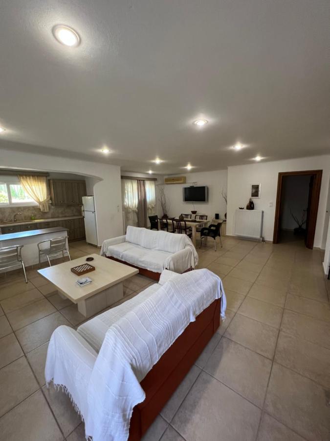 Apartment In Salamina With Garden & Sea View Selinia エクステリア 写真