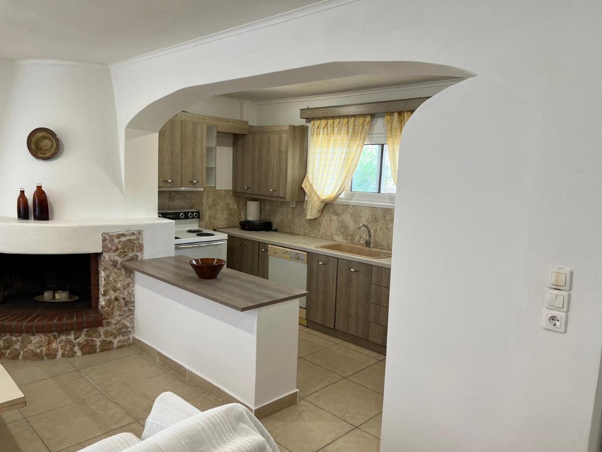 Apartment In Salamina With Garden & Sea View Selinia エクステリア 写真