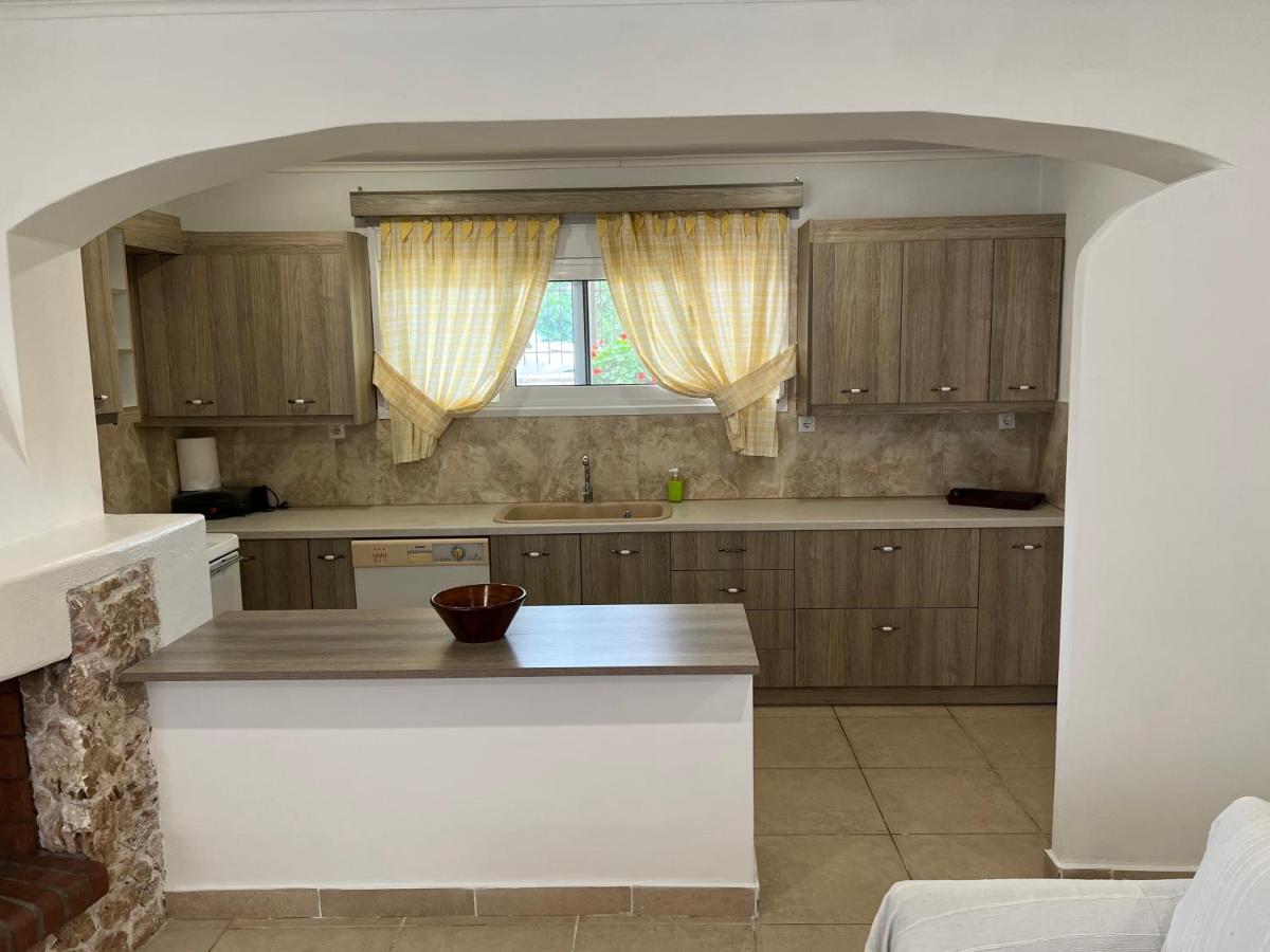 Apartment In Salamina With Garden & Sea View Selinia エクステリア 写真